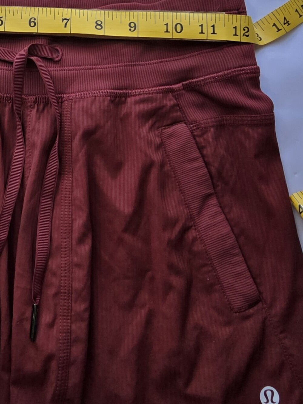Lululemon Dance Studios Pant Burgundy Size 2 Wide Leg Adjustable Hem - Picture 3 of 12